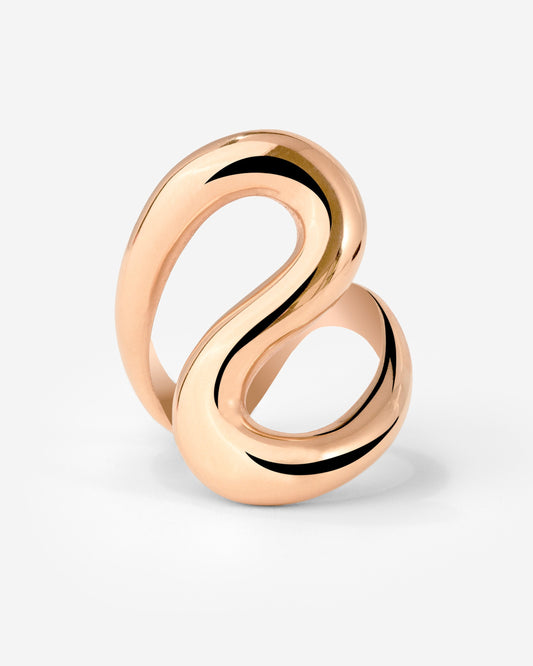 Coiled Ring Roségold