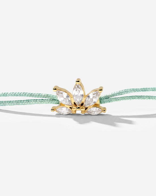 Satin Lotus Bracelet