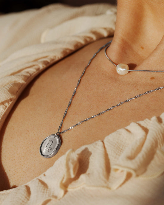 Zodiac Necklace Silber