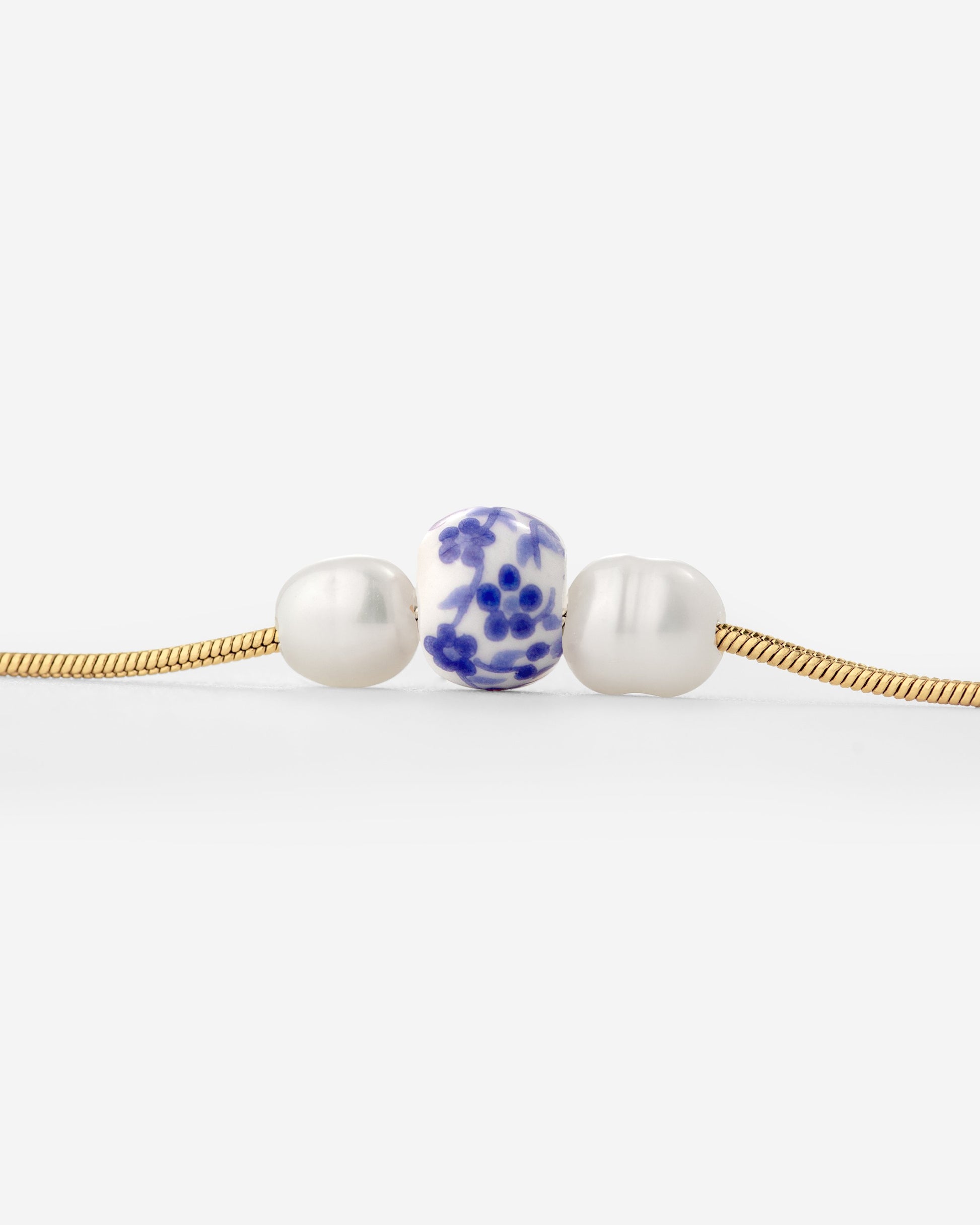 Painted Blue Necklace