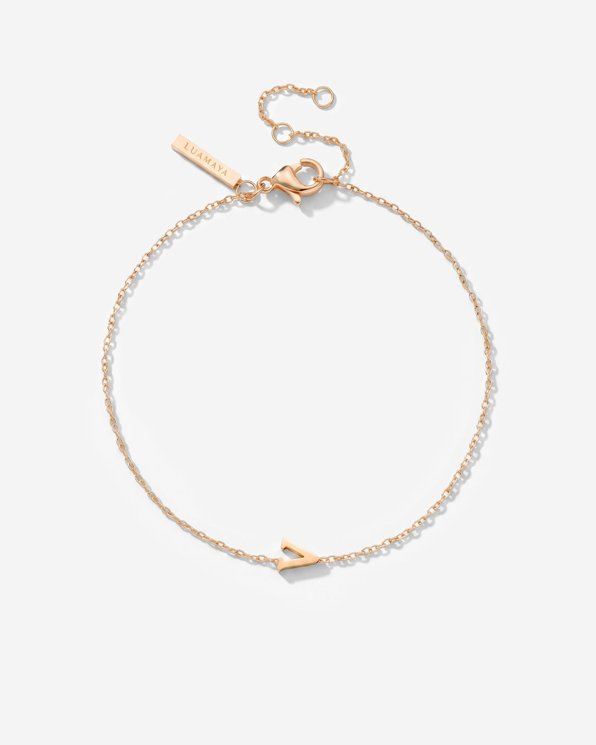 Tiny Letter Bracelet