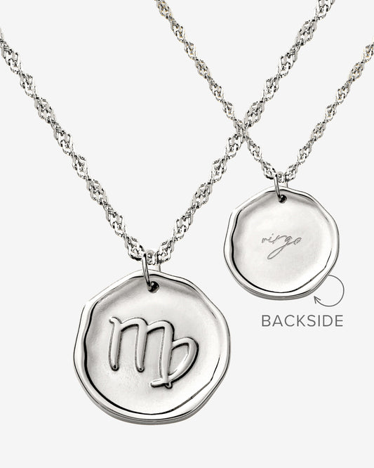 Zodiac Necklace – Virgo / Jungfrau Silber