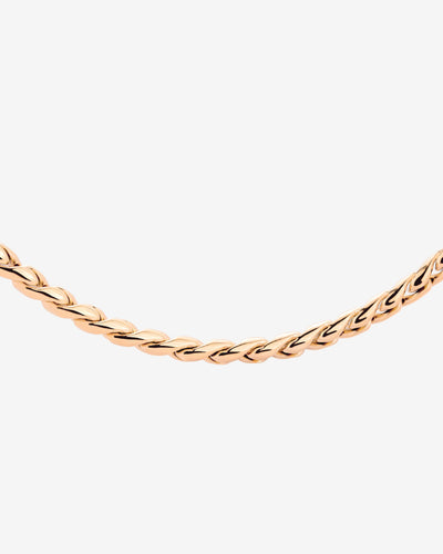Spiral Links Necklace Roségold