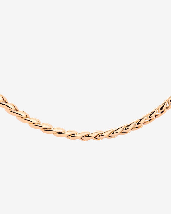 Spiral Links Necklace Roségold