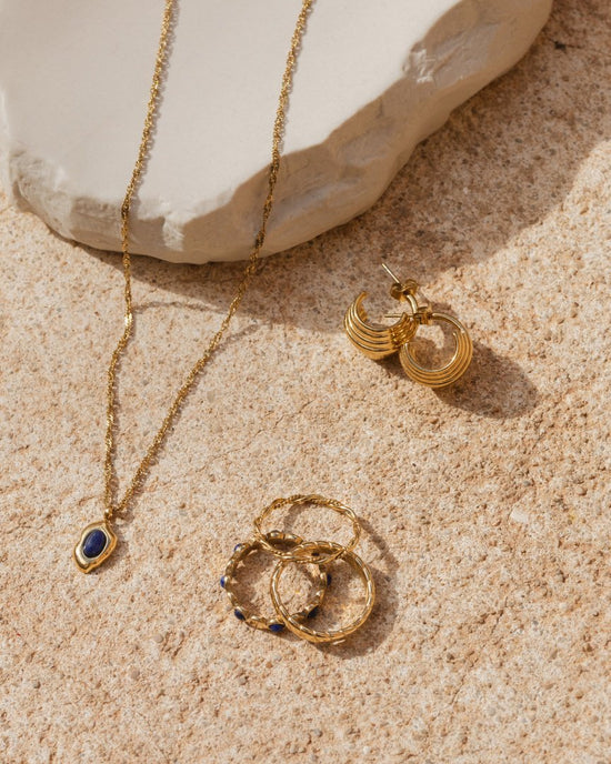 Blue Bay Ring Gold
