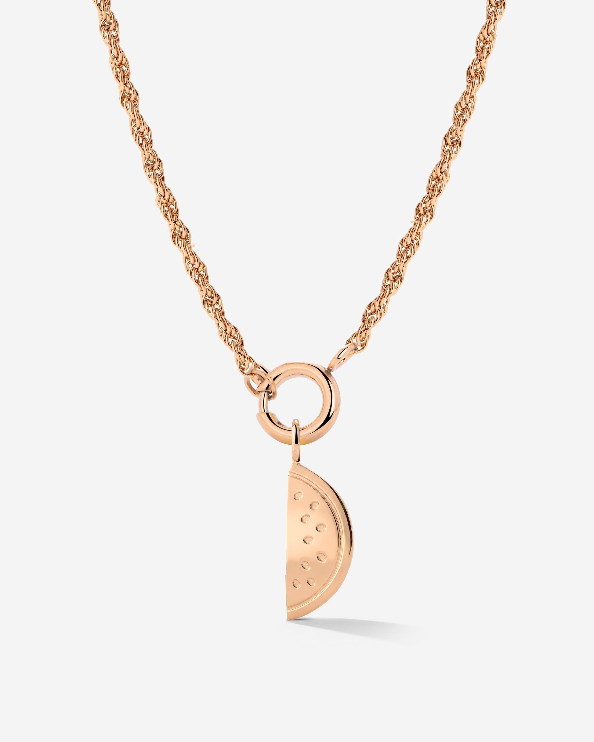 Melony Rope Chain Necklace Set Roségold