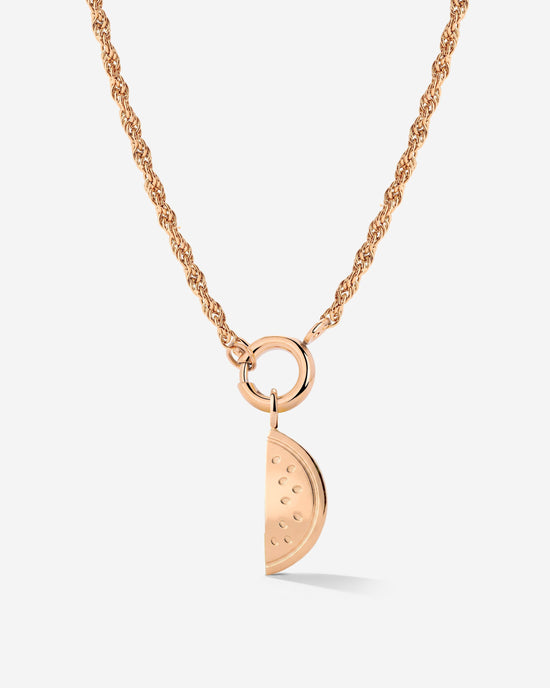Melony Rope Chain Necklace Set Roségold