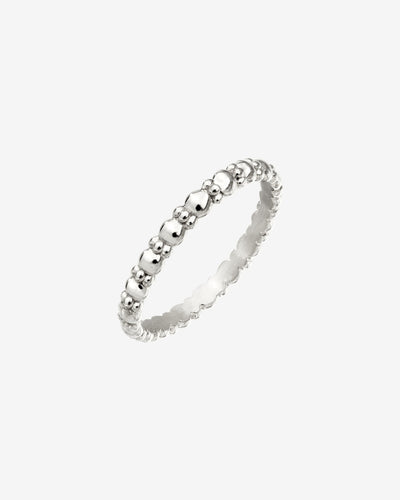 Dotted Ring Silber