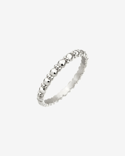 Dotted Ring Silber