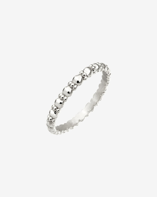 Dotted Ring Silber