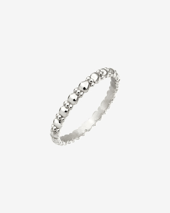 Dotted Ring Silber