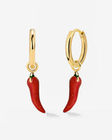 Chili Hoop Set Small Gold
