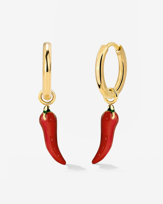 Chili Hoop Set Small Gold