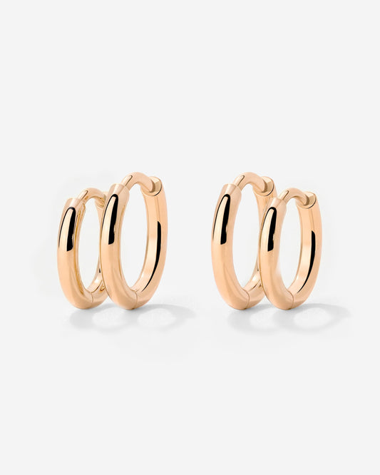 Clean Hoop Bundle Small Roségold