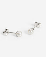 Pretty Pearl Studs Silber