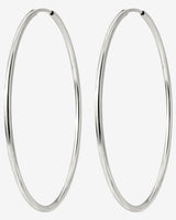 Super Maxi Hoops Silber