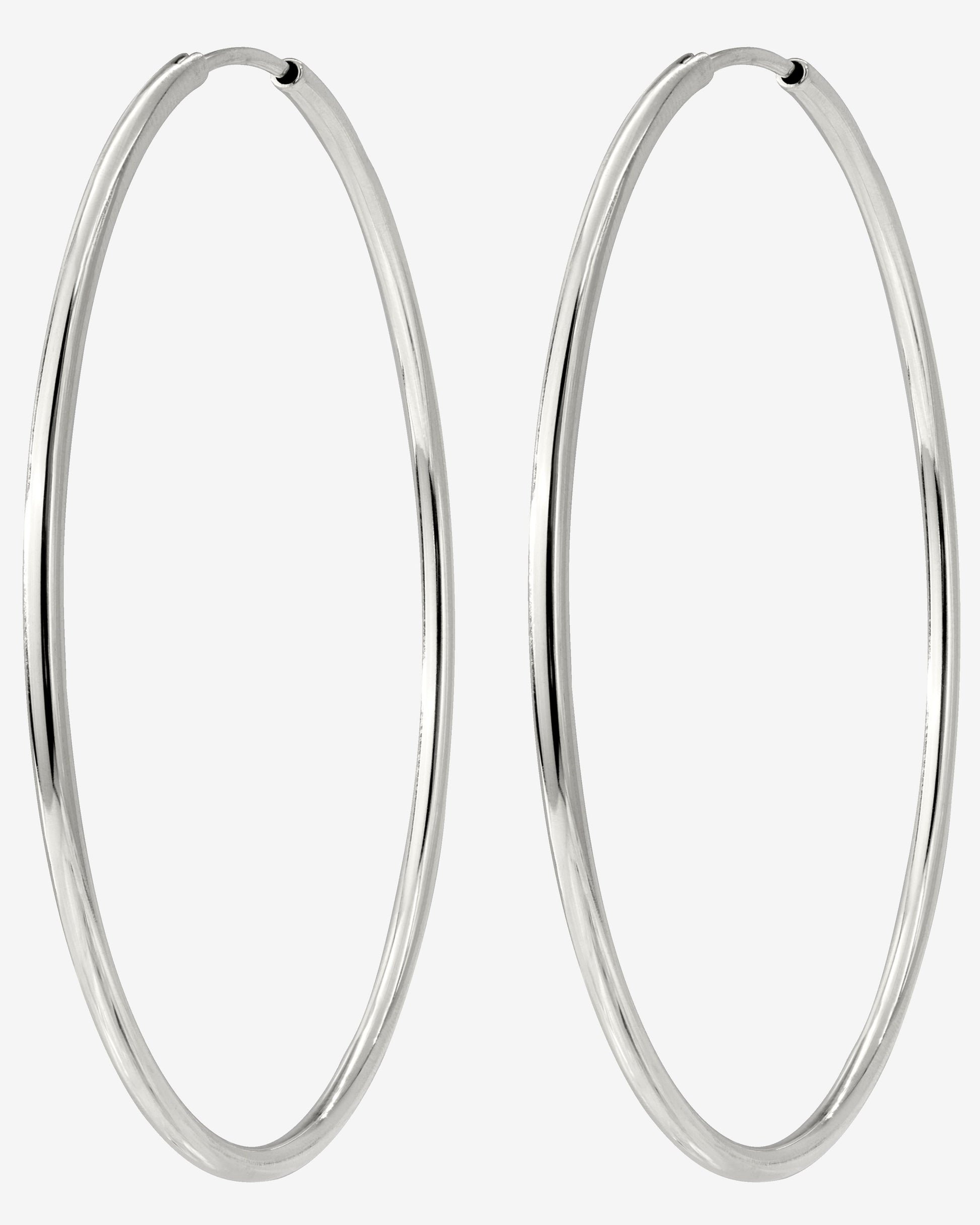 Super Maxi Hoops Silber