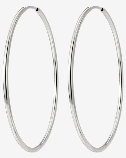 Super Maxi Hoops Silber