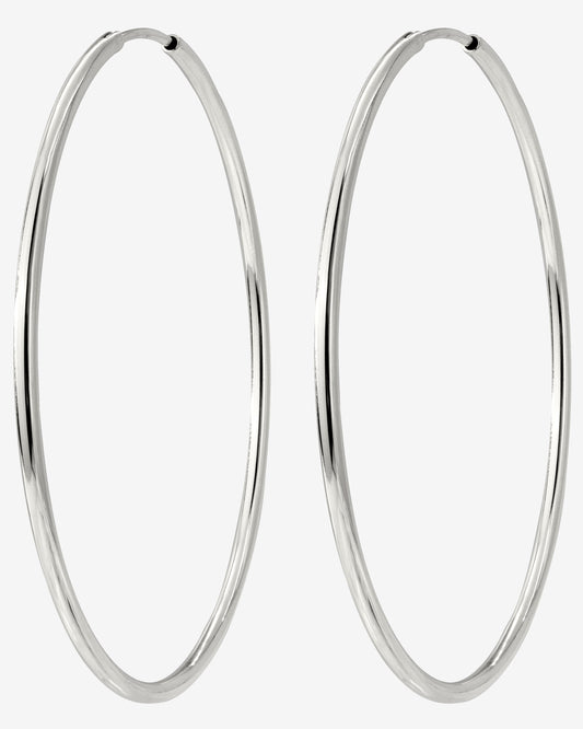Super Maxi Hoops Silber