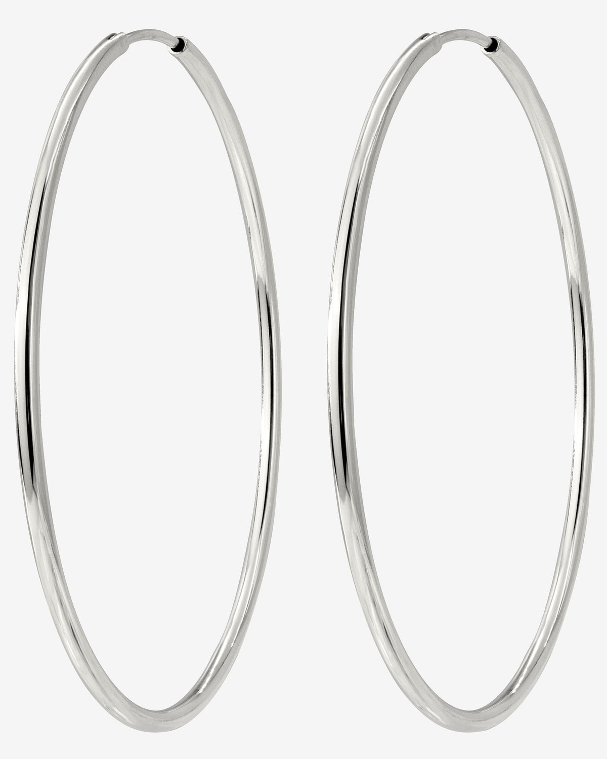 Super Maxi Hoops Silber