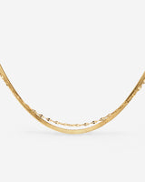 Aligned Double Necklace