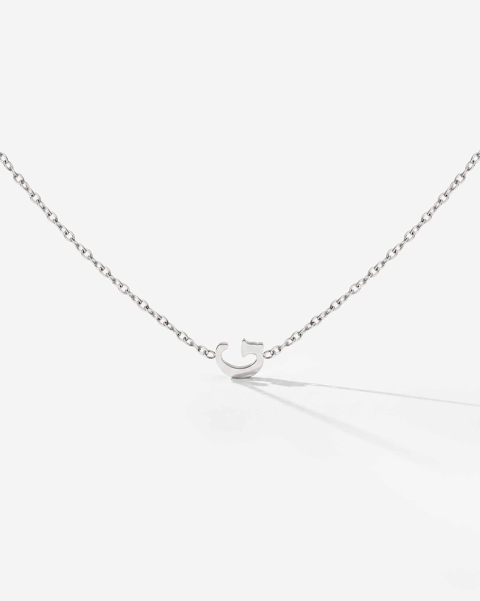 Tiny Letter Necklace