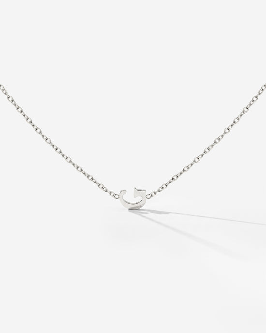 Tiny Letter Necklace