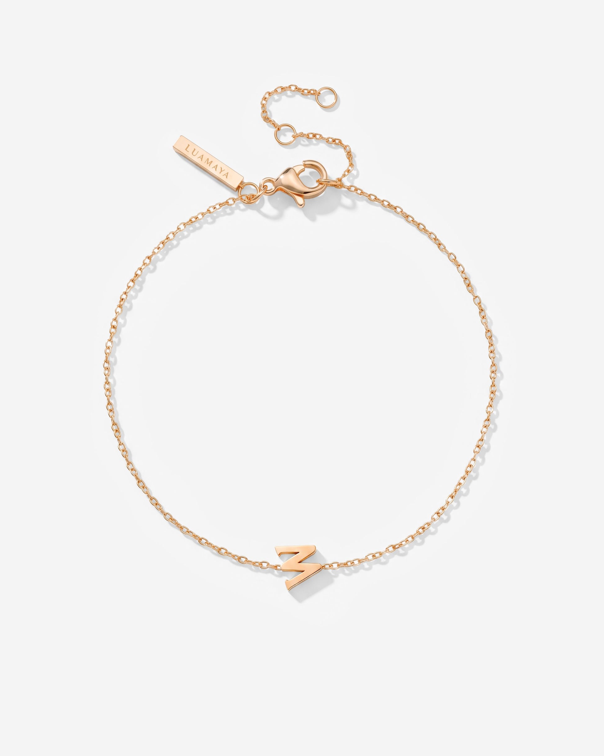 Tiny Letter Bracelet