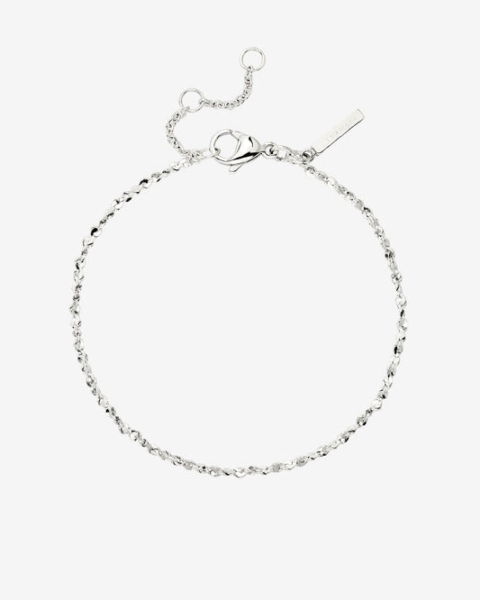 Tinsel Chain Bracelet Silber