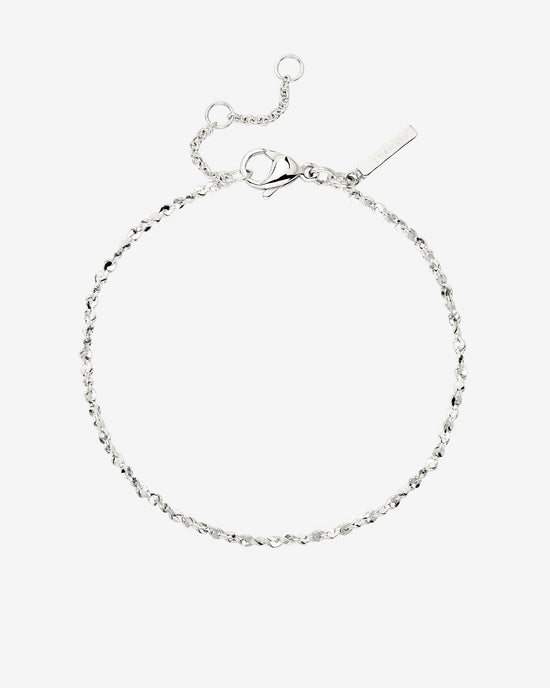 Tinsel Chain Bracelet Silber