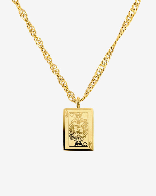 Like a Queen Necklace Gold