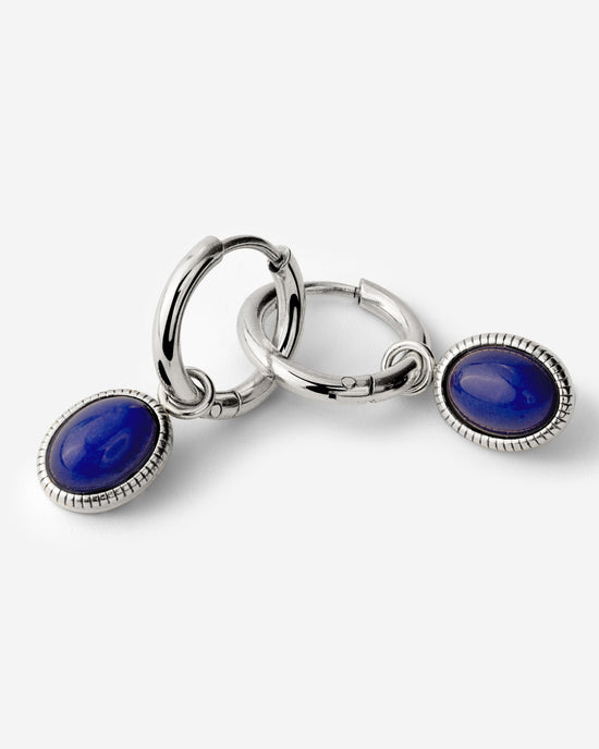 Deep Sea Hoop Set Small Silber