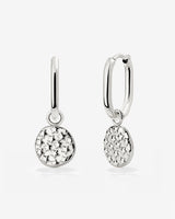 Starry Skies Oval Hoop Set Baby Argento