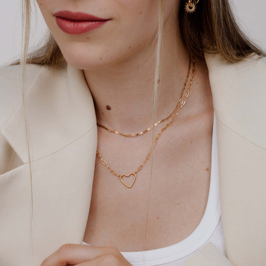 Loving Heart Necklace Roségold