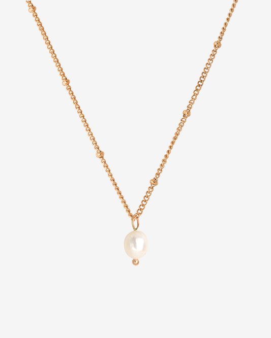 Baby Pearl Necklace Roségold