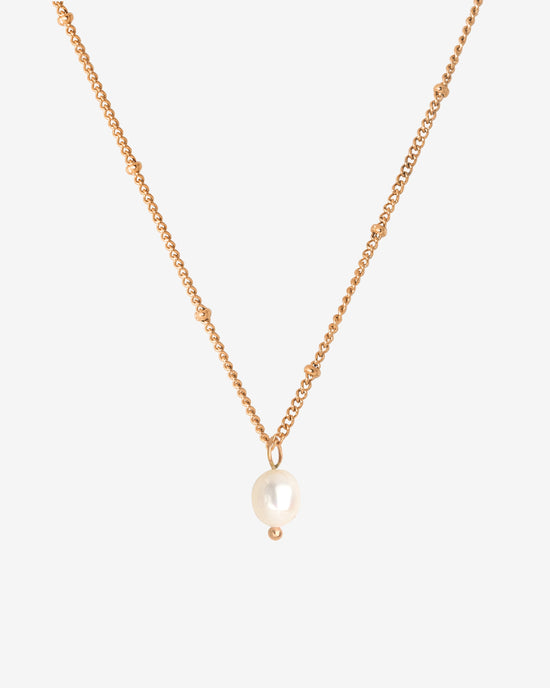 Baby Pearl Necklace Roségold