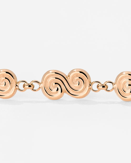 Serpent's Whisper Hoop Set Small Roségold