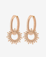 Sunny Hoop Set Medium Roségold