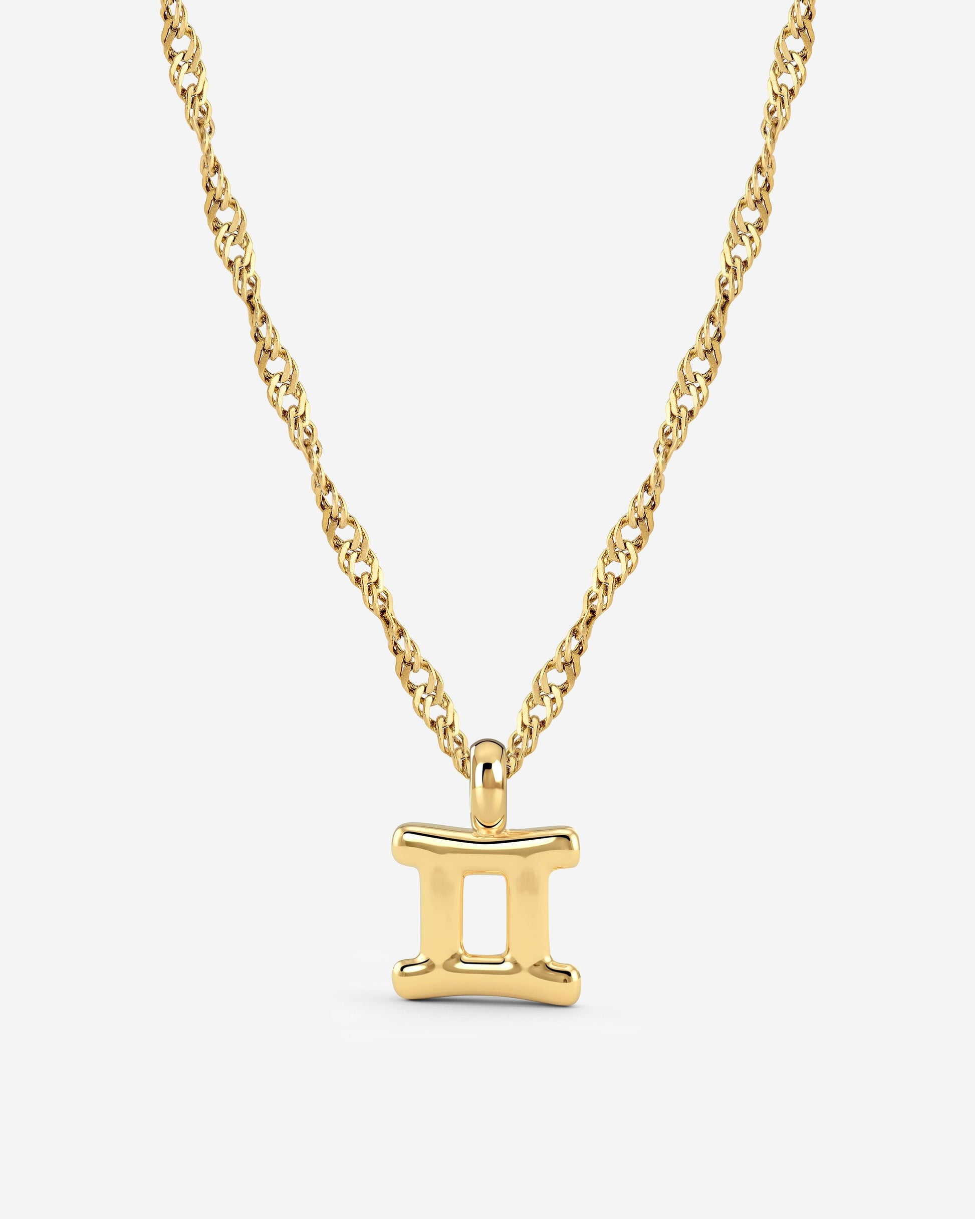 Gemini Bubble Necklace Gold