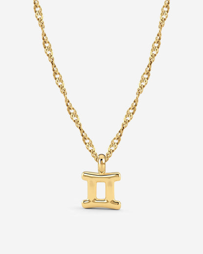 Gemini Bubble Necklace Gold