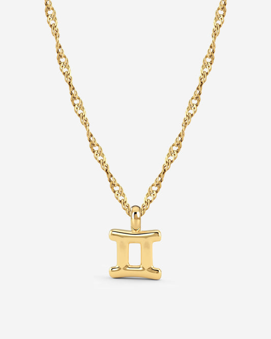 Gemini Bubble Necklace Gold