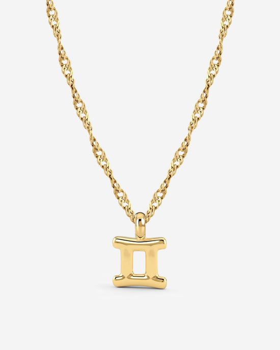 Gemini Bubble Necklace Gold
