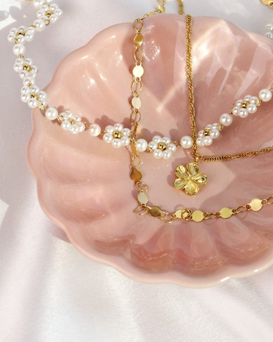 Bonita Flor Choker Silber