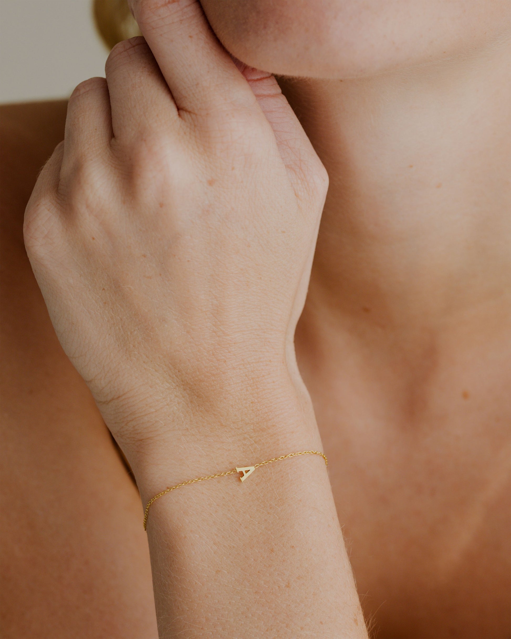 Tiny Letter Bracelet