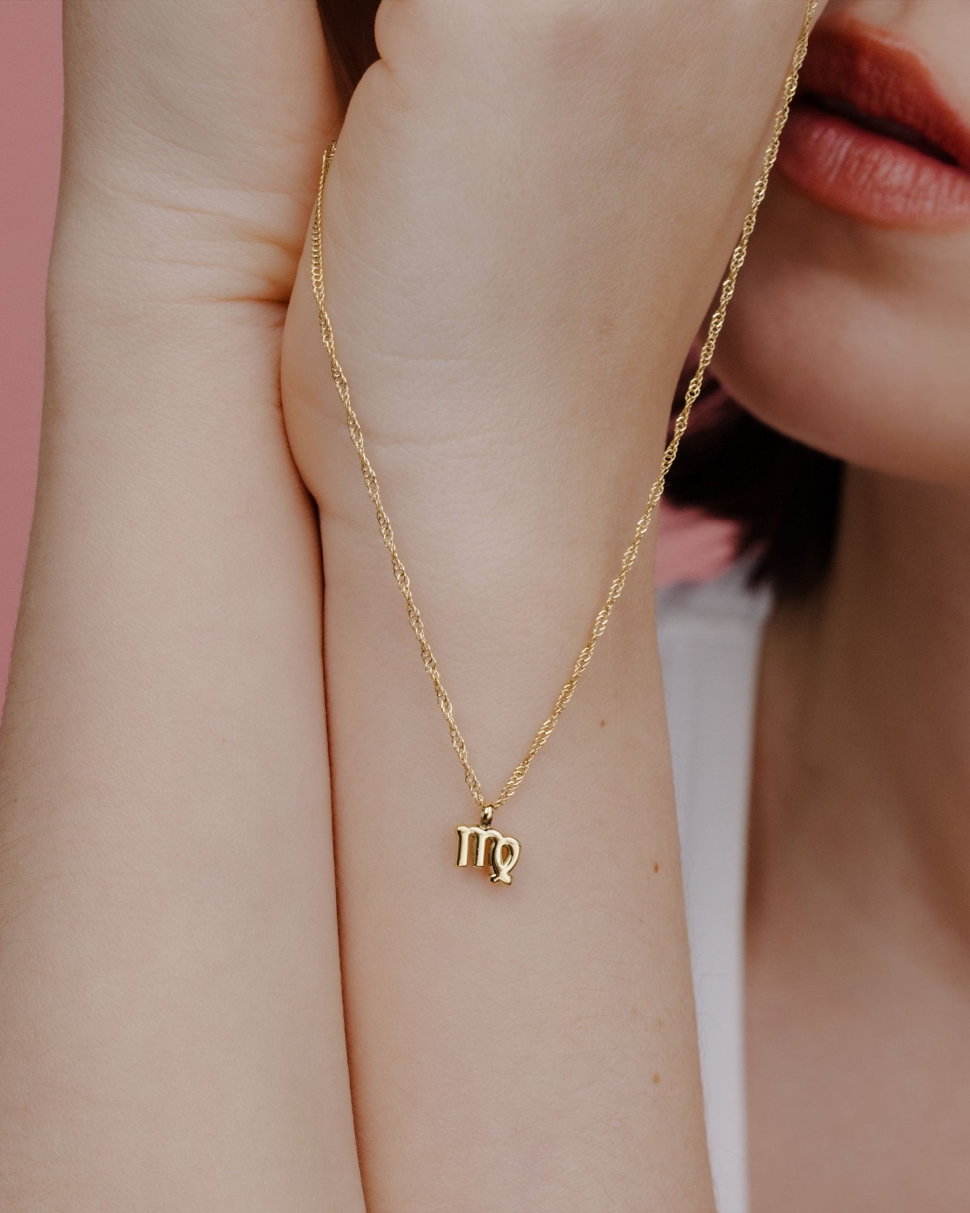 Virgo Bubble Necklace Gold