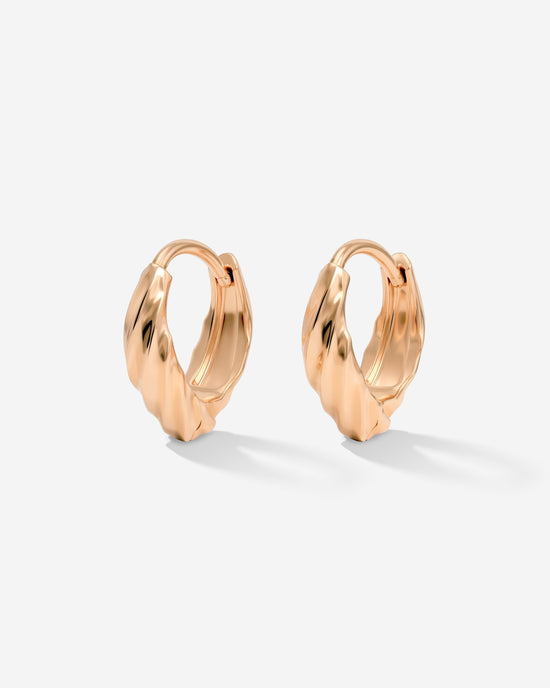 Mini Twist Hoops Roségold