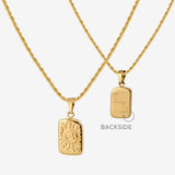 Sun Lover Pendant Necklace Gold