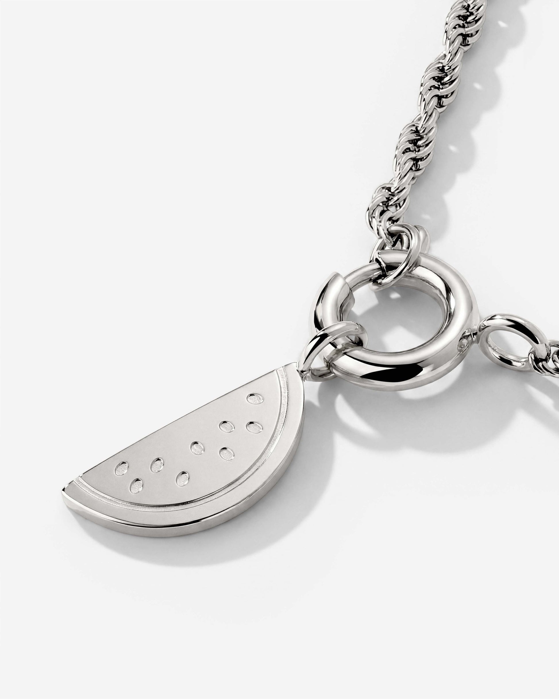 Melony Rope Chain Necklace Set Silber