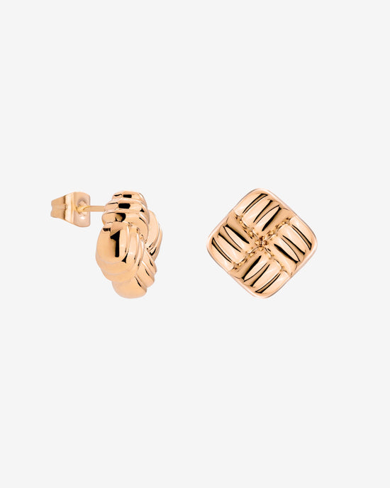 Granny Button Studs Small Roségold