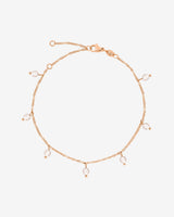 Shiny Pearls Bracelet Roségold